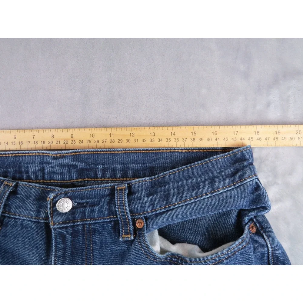 Levi's 550 Relaxed Fit Jeans Mens W36 L32‎ Blue Denim Classic Casual Pants